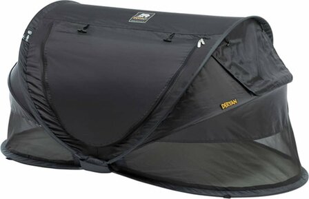 Deryan Peuter Luxe travelcot black incl 3D welcool matras