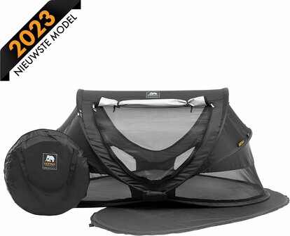 Deryan Peuter Luxe travelcot black